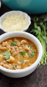 Spicy White  chicken Chili #gluten free  BoulderLocavore.com