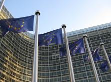 European flags flying in front of the Berlaymont - Flickr, TPCOM