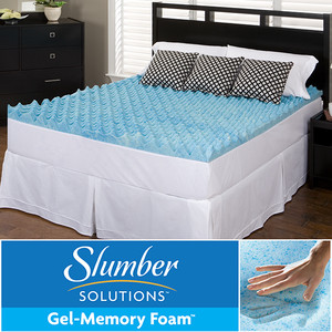 Slumber_Solutions_Gel_Big_Bump_3_inch_Queen__King__Cal_King_size_Memory_Foam_Mat