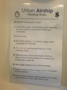 9 unusual, effective rules for successful meetings