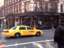 “Are We Officially Dating” Stunt Double Gets Nailed by Taxi on Broome [VIDEO]