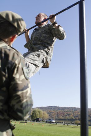 Cadets were proving their mental and physical toughness, Oct. 20, 2012, during a day-long selection process to determine the best of the best who will train next summer in one of several Military Individual Advanced Development programs.