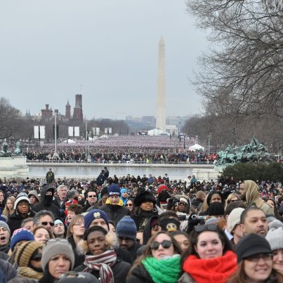 Photo: "We, the people, declare today that the most evident of truths – that all of us are created equal – is the star that guides us still; just as it guided our forebears through Seneca Falls, and Selma, and Stonewall; just as it guided all those men and women, sung and unsung, who left footprints along this great Mall, to hear a preacher say that we cannot walk alone; to hear a King proclaim that our individual freedom is inextricably bound to the freedom of every soul on Earth." -- President Barack Obama