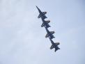 US Navy Blue Angels enter Baltimore Harbor