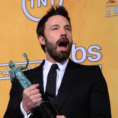Photo: Don't cry for Ben Affleck, his movie 'Argo' won top honors at the Screen Actors Guild awards.  Is it the Oscar front-runner now?  http://huff.to/14p1tBh