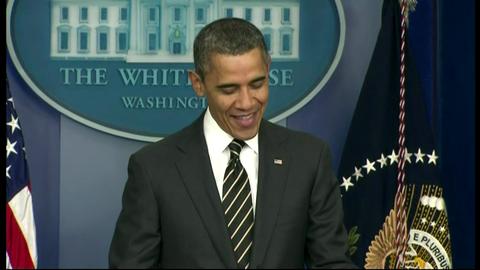 During remarks on the upcoming sequester, President Obama was interrupted by a cameraman.