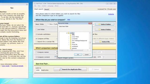 Veronica's Top Tips of 2012 on Automatically Deleting Duplicate Files
