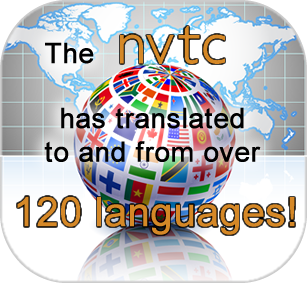 The NVTC has translated to and from over 120 languages!