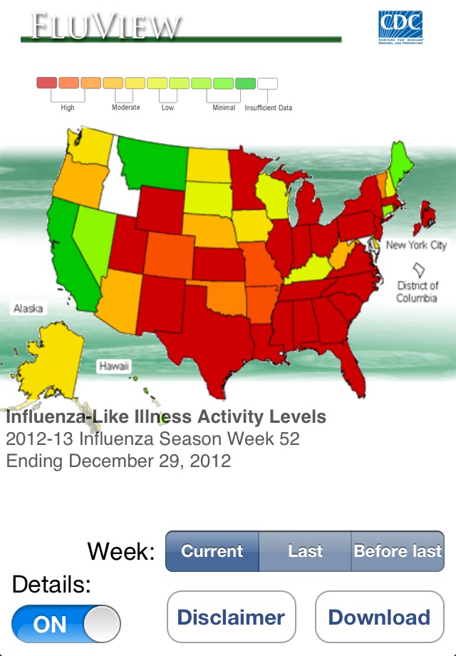 flu map shot