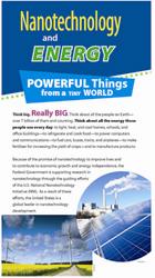 Nano and Energy brochure cover