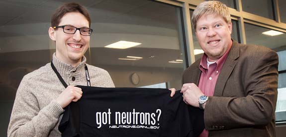 Postdoc is 10,000th Neutron Scattering User.