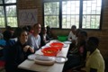 Having lunch with Camp GLOW Students 
(U.S. Embassy Photo)