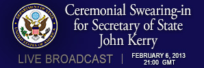 Secretary of State John Kerry's Swearing-In