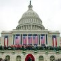 Le  Capitole des Etats-Unis décoré à l’occasion de l’investiture (AP Image)