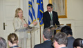 Secretary Clinton with Greek Minister of Foreign Affairs Lambrinidis (State Dept)