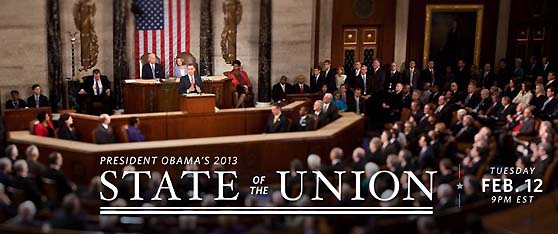 February 13. President Barack Obama's State of the Union address — as delivered.