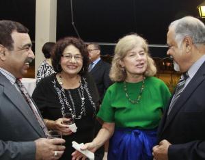 Ambassador Villarosa with guests.