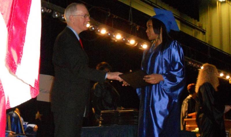 Congressman Bill Foster at Joliet Job Corps Graduation