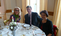 from left to right: Paola Quadretti, Ambassador Beyer and Ambassador Chitra Narayanan (Photo courtesy of Brandon Reeves)