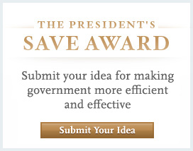 [link to] The President's SAVE AWARD