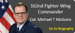 Col. Michael McGuire, Wing Commander