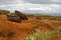 Picture of drought on the Island of Kahoolawe