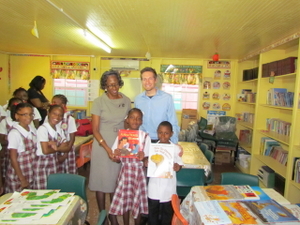 Book Donation to Vide Boutielle Primary