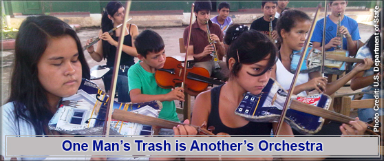 Cateura’s Recycled Instruments Youth Orchestra.