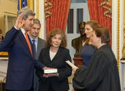 Secretary of State John Kerry sworn in