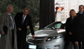 Ambassador Thorne Drives Chevy Volt in Area C 