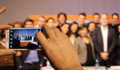 Group photo of Michael Slaby with students from the Masters in journalism of Universita’ di Milano 