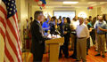 Ambassador Anania addresses guests at Election Night-Photo by State Deopt.