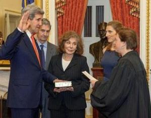 Secretary of State being Sworn In (State Dept Image)