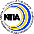 National Telecommunications and Information Administration logo and link.