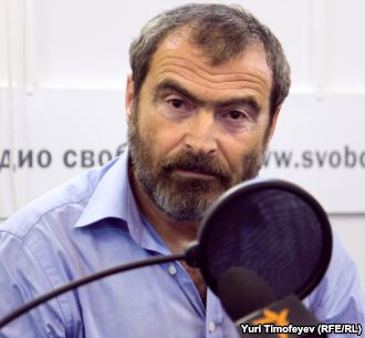 Аркадий Дубнов в студии русской службы RFE/RL, Москва, 19 сентября 2011 года.