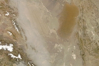 Dust Storm over Iran and Pakistan