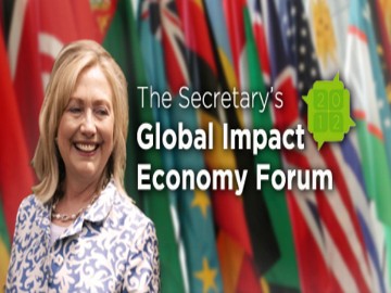 Secretary Clinton's Global Impact Economy Forum