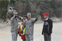 North Atlantic Division Commander Col. Kent Savre, Philadelphia District Commander Lt. Col. Chris Becking, and Deputy for Programs and Project Management Curt Heckelman, visited the Mantoloking breach Nov. 6. The Army Corps of Engineers is working with New Jersey to close the breach following historic Hurricane Sandy. 