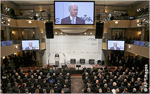 VP Biden at the Munich Security Conference (AP photo)