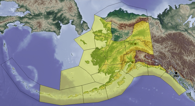 AAWU Zone Map