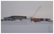 Thumbnail - clicking will open full size image - Construction of the Barrow Hospital in Barrow, AK - December 2011