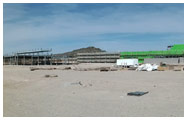 Thumbnail - clicking will open full size image - Construction of the San Carlos Main Hospital Bulding in San Carlos, AZ - February 2012