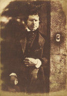 image: David Octavius Hill and Robert Adamson. David Octavius Hill at the gate of Rock House, Edinburgh, 1843-47