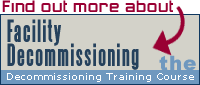 Find out more about our Decommissioning Training Course