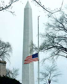 flag at half-mast