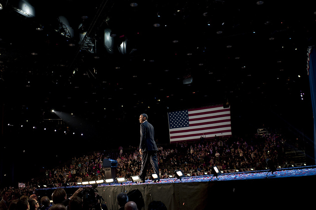 Barack Obama and Joe Biden on Election Day - November 6th