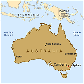 Map - Australia