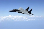 n F-15 assigned to the 125th Fighter Wing, Detachment 1, flies over the skies of southern Florida. U.S. Air Force Photo by Master Sgt. Shaun Withers