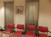 Waiting area in the new Women's Health Clinic