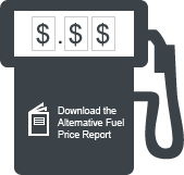 Graphic of a fuel pump. Download the Alternative Fuel Price Report.